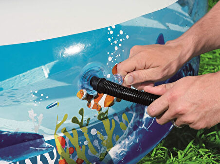 Bestway Family Pool Sea Ground, 262 X 157 X 46 Cm, Çok Renkli