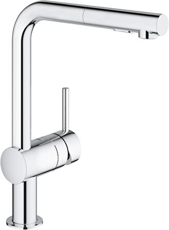 Grohe Eviye Bataryası Spiralli 2 Fonksiyonlu Minta Krom- 30274000