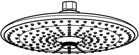 Grohe Tepe Duşu 26 Cm 3 Akışlı Euphoria Krom - 26455000