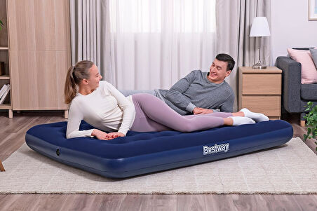Bestway Blue Horizon Double Xl/Lo 191 X 137 X 22 Cm Şişirilebilir Yatak