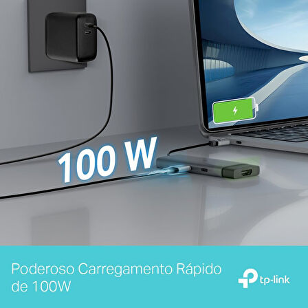 Tp-Link Uh5020C | Usb-C 5-In-1 Hub | 4K@60Hz Hdmi | 100W Hızlı Şarj | 2× Usb-A Port | 1× Usb-C Port 