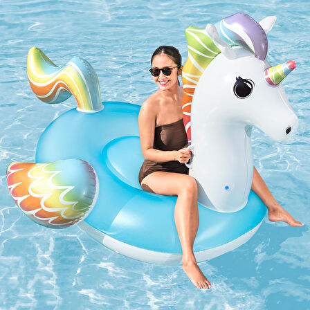 Bestway Unicorn Binilebilir Boyutta, 7 Ft 4 İnç X 64,5 İnç Veya 2,24 X 1.64 M