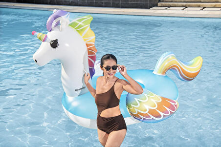 Bestway Unicorn Binilebilir Boyutta, 7 Ft 4 İnç X 64,5 İnç Veya 2,24 X 1.64 M