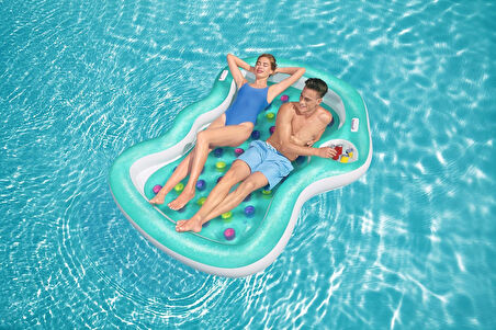Bestway 2.24M X 1.74M Çift Kişilik Tasarım Deniz Yatağı