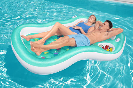 Bestway 2.24M X 1.74M Çift Kişilik Tasarım Deniz Yatağı