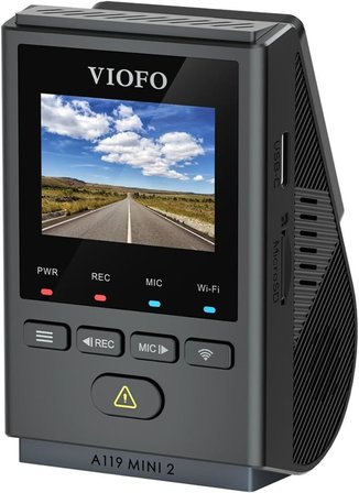 Viofo A119 Mini-2 Hdr 2K 60Fps 5Ghz Wifi Ve Gps'Li Araç Kamerası