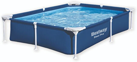 Bestway Steel Pro Dikdörtgen Yer Üstü Havuz 2,21 M X 1.50 M X 43 Cm