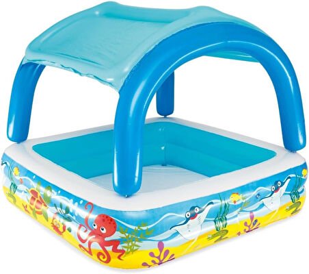 Bestway Gölgelikli Oyun Havuzu 1.40M X 1.40M X 1.14M
