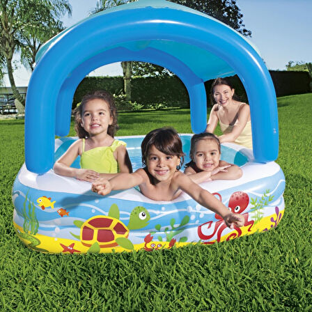 Bestway Gölgelikli Oyun Havuzu 1.40M X 1.40M X 1.14M