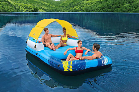 Bestway Hydro–Force Summer Oasis 4 Kişilik Şişirilebilir Ada 3,05 M X 1.86 M X 58 Cm