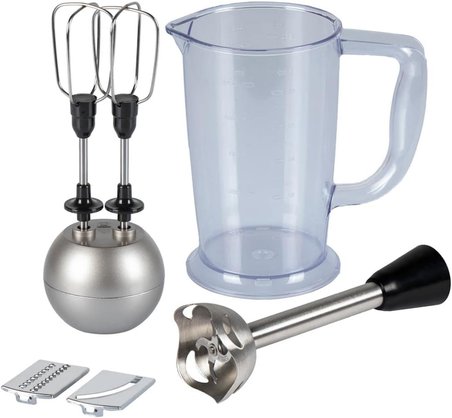Tefal Powelix Activflow Expert 4 Bıçaklı 1500 Watt Cam Hazneli Blender Seti - Gümüş