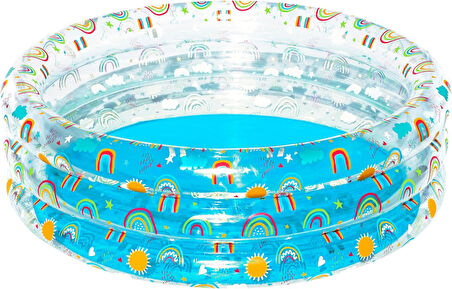 Bestway 150 X 53 Cm Üç Bölmeli Desenli Kutulu Havuz 51045