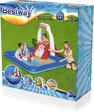 Bestway Köpekbalık Kaydıraklı Havuz
