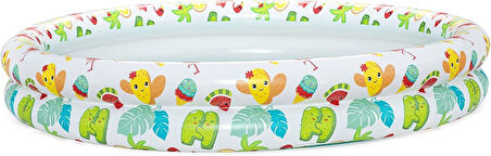 Bestway Çocuk Havuzu Seti, Su Dostları, Çap 122 X 20 Cm