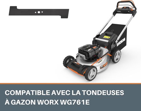 Worx Wa6333 51Cm Wg761E Çim Biçme Makinesi Için Yedek Bıçak