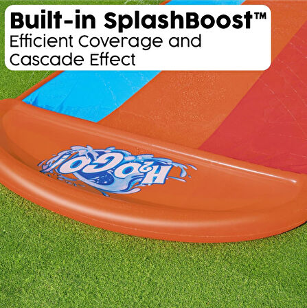 Bestway H2Ogo! Tsunami Splash Ramp Üçlü Kaydırak 488 Cm