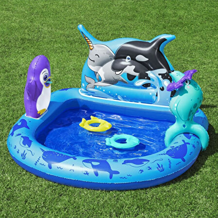 Bestway 53156 Oyun Merkezi Polar Pals 134X131X73