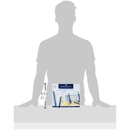 Faber-Castell Goldfaber Sulu Boya Kalemi, 24 Renk, Yüksek Pigment, Canlı Renkler, Su Ile Çözünebilir