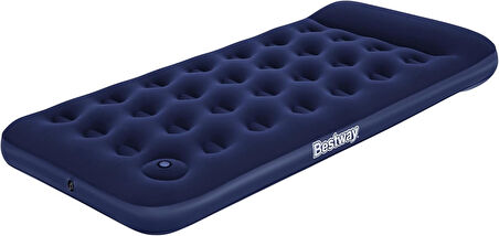 Bestway 1.88 M X 99 Cm X 28 Cm Büyük Şişirilebilir Yatak, Iki Entegre Ayak Pompası Ile
