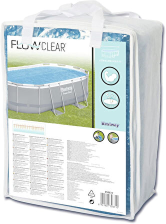 Bestway Flowclear Polietilen Solar Branda, Mavi, 394 X 210 Cm