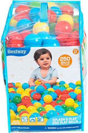 Bestway Splash & Play 250 Oyun Topu Çok Renkli