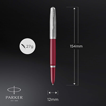 Parker 51 Bordo Ct, Dolma Kalem, F Uç
