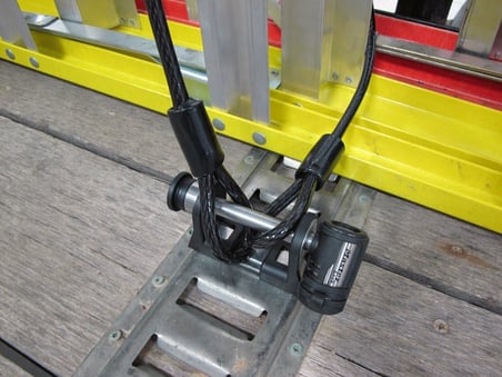 Master Lock 85Dpf Ağır Görev Döngüsü Ucu Kablosu, 4 Ayak Örgülü Çelik, 3/8 Inç Çap, 85Dpf
