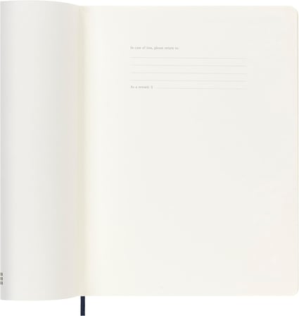 Moleskine 12 Ay Günlük Ajanda Xl Boy Yumuşak Kapak Safir Mavi