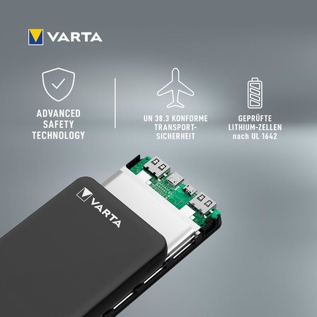 Varta Power On Demand Power Bank 20.000 Mah