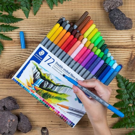 Staedtler Çift Uçlu Keçeli Kalem 3.0 - 0.8Mm 72'Li