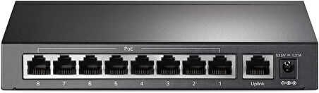 Tp-Link Tl-Sf1009P, 9-Port 10/100Mbps Desktop Switch With 8-Port Poe+