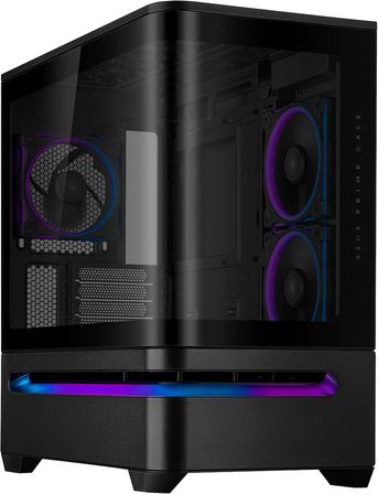 Asus Prime Ap202 Tg Kompakt Matx Uyumlu, Kavi̇sli̇ Cam Paneli̇, 420Mm Gpu Desteği̇ Ve Patentli̇ Alt 