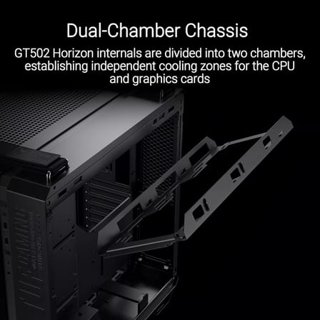Asus Tuf Gt502 Horizon Sinirsiz Panorami̇k Tasarim, Yüksek Hizda Usb Ti̇p-C, Aletsi̇z Sök Tak Yan Pa