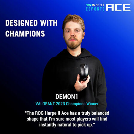 Asus Rog Harpe Ii Kablosuz Espor Oyun Mouse'U, 48G Hafi̇f Ağirlik, Si̇metri̇k Tasarim, Aimpoint Pro 