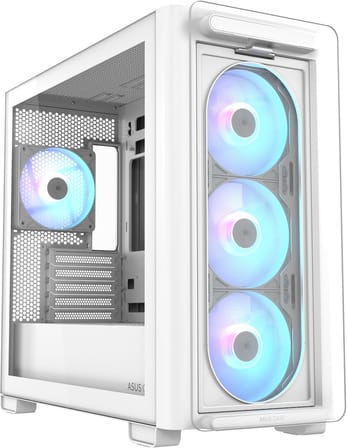 Asus A23 Plus M-Atx Kasa, Gi̇zli̇ Konnektör Destekli̇, 360 Mm Radyatör Ve 380 Mm Ekran Karti Uyumlu,