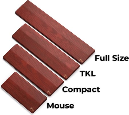 Glorious Pc Gaming Race Handgelenksunterlage Ahşap – -Kahverengi – Mekanik Klavye, Ergonomik Handbal
