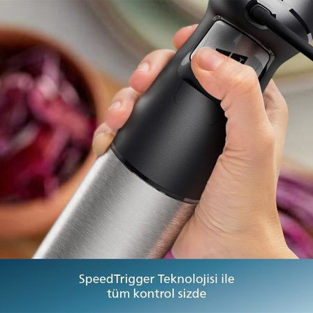 Philips 5000 Serisi El Blender, 1200W, 0,5 Lt Kapasiteli Bpa İçermeyen Hazne, Speedtrigger Teknoloji