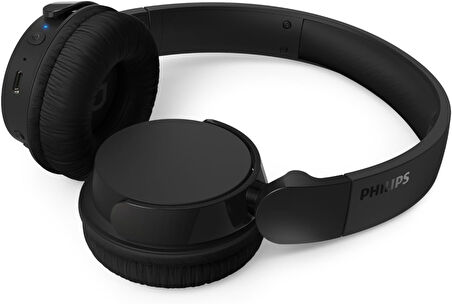 Philips Tah4209Bk Hafif Kulak Üstü Kablosuz Bluetooth Kulaklık, Pasif Gürültü Yalıtımlı, 55 Saat Çal