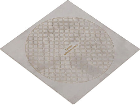 Vitra V-Flow Kare 5607328 Yalıtımlı Duş Kanalı, Yandan Çıkışlı, 15X15 Cm, Dk 700 Kapak, Mat Krom