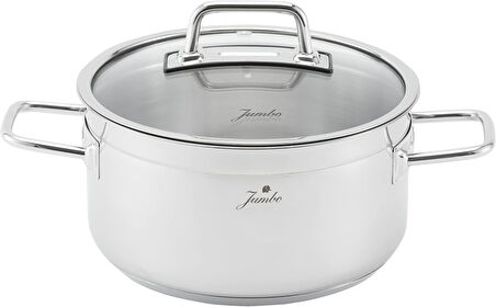 Jumbo Modena 8 Parça Çelik Tencere Seti