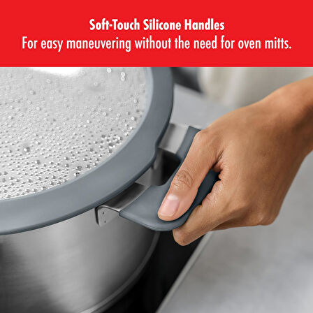 Zwilling Simplify Tencere Seti, 5 Parça, Paslanmaz Çelik