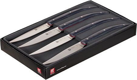 Zwilling 391620000 4'Lü Biftek Bıçağı Seti, Mavi