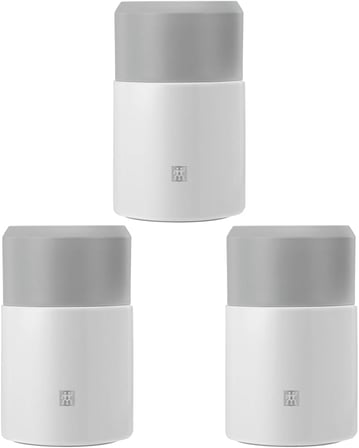 Zwilling Thermo Yemek Kavanozu, Paslanmaz Çelik, Beyaz-Gri, 700 Ml 3Lü Paket