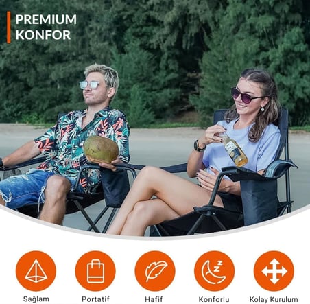 Kingcamp Comfort Arm Chair Konforlu Koltuk