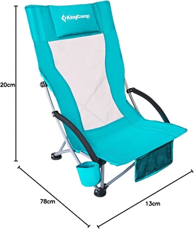 Kingcamp Highback Beach Chair