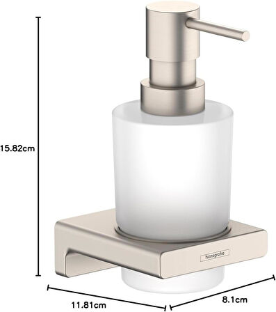 Hansgrohe 41745820 Addstoris Sıvı Fırçalı Nikel Gpm Sabunluk