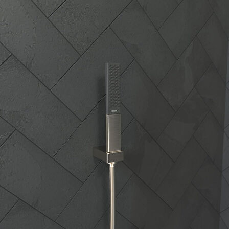 Hansgrohe Elde Tutulan Duş Başlığı Tutacağı Modern Fırçalanmış Nikel, 28387821