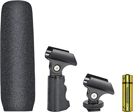 Audio-Technica Atr6550X Kondansatörlü Mikrofon, Video Çekimi Için, Siyah