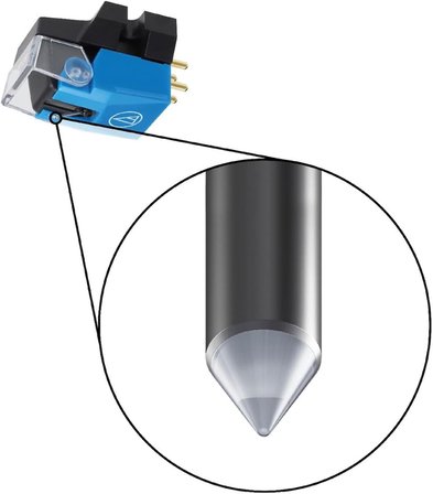 Audio-Technica Vm510Cb Dual-Moving-Magnet-Stereoton Alıcı, Konik Iğneli