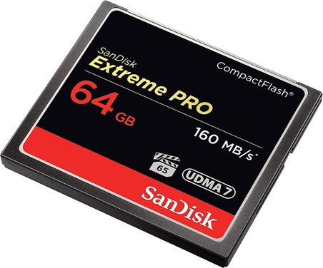 Sandisk Extreme Pro 64Gb Compact Flash Hafıza Kartı Udma 7 160Mb/Sn'E Kadar - Sdcfxps-064G-X46